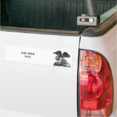 Golem Gargoyle Bumpersticker (Op Truck)