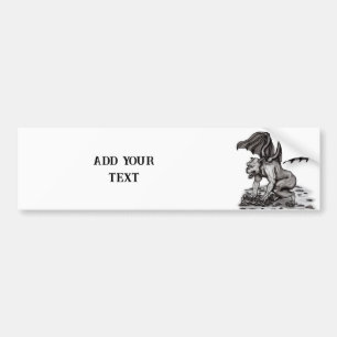 Golem Gargoyle Bumpersticker