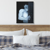 Golem - Gargoyle Canvas Afdruk (Insitu (Slaapkamer))