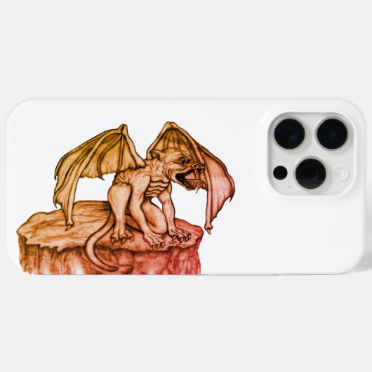 Golem Gargoyle Case-Mate iPhone Case (Achterkant (horizontaal))