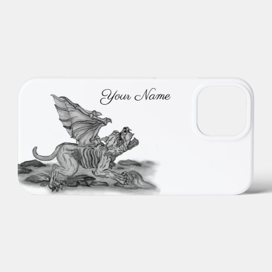 Golem Gargoyle Case-Mate iPhone Case (Achterkant (horizontaal))