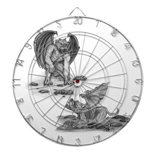 Golem Gargoyle Dartbord (Voorkant)