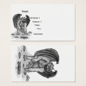 Golem Gargoyle, Design noir et blanc (Devant & derrière)