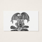 Golem Gargoyle, Design noir et blanc (Dos)