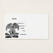 Golem Gargoyle, Design noir et blanc (Devant)