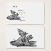 Golem Gargoyle, Design noir et blanc (Devant & derrière)