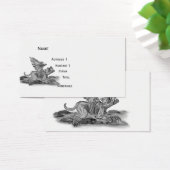 Golem Gargoyle, Design noir et blanc (Bureau)