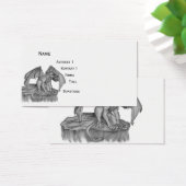 Golem Gargoyle, Design noir et blanc (Bureau)