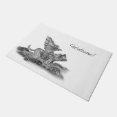 Golem Gargoyle Deurmat (Schuin)