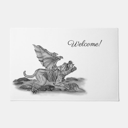 Golem Gargoyle Deurmat (Voorkant)