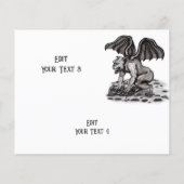 Golem Gargoyle Flyer (Achterkant)