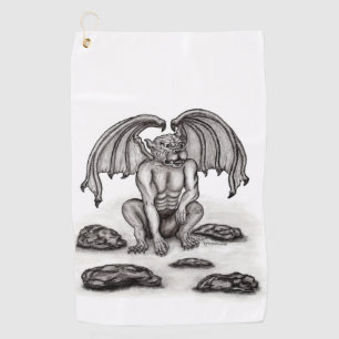 Golem Gargoyle Golfhanddoek