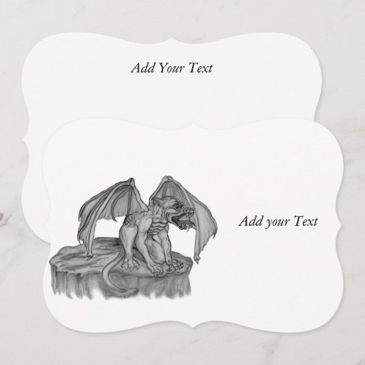 Golem Gargoyle Kaart (Voorkant / Achterkant)