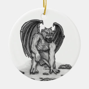 Golem Gargoyle Keramisch Ornament