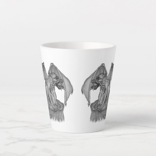 Golem Gargoyle Latte Mok (Voorkant)
