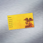 Golem Gargoyle Magnet Carte de visite (In Situ)