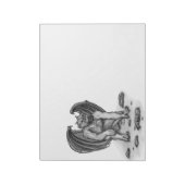 Golem Gargoyle Notitieblok (Gedraaid)