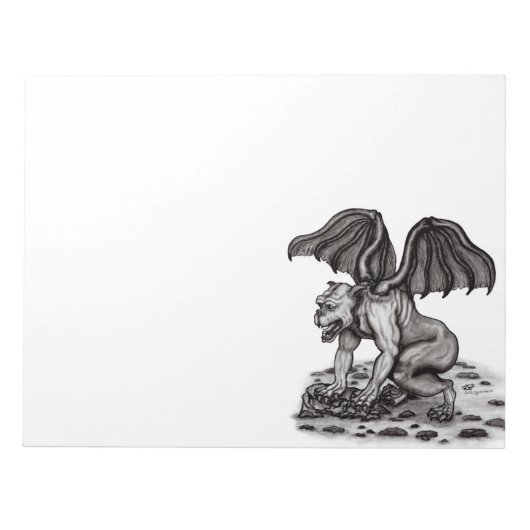 Golem Gargoyle Notitieblok (Voorkant)
