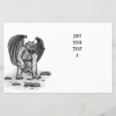 Golem Gargoyle Paper - blad (Achterkant)