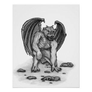 Golem Gargoyle Perfect Poster