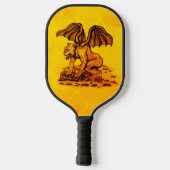 Golem Gargoyle Pickleball Paddle (Achterkant)