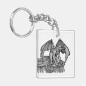 Golem Gargoyle Sleutelhanger (Voorkant Links)