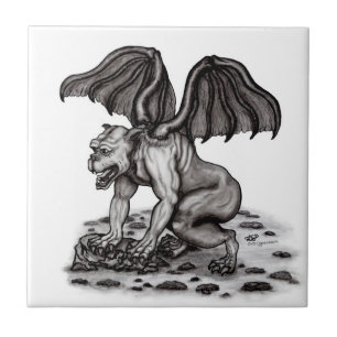 Golem Gargoyle Tegeltje