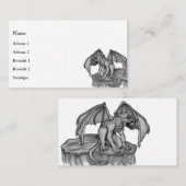 Golem Gargoyle Visitekaartje (Voorkant / Achterkant)