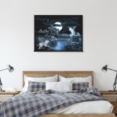 Golem vs Dolem District Gevecht Canvas Afdruk (Insitu (Slaapkamer))