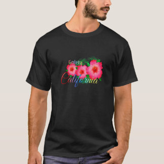 Goleta California Tropical Flowers Family Vacation T-shirt