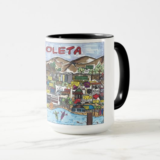 Goleta Carte Coffee Mug (Devant droit)