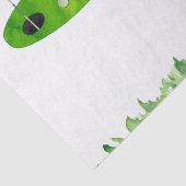 Golf 1e verjaardag een jaar oude golfer tissuepapier (Detail)