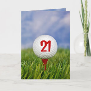 Golf 21st Birthday Party