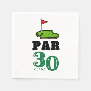 Golf 30th Birthday Par t-shirt 30party Servet