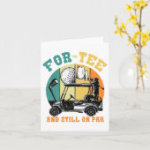 Golf 40e verjaardag Veertig nog steeds op par Grap Kaart (Gele Bloem)