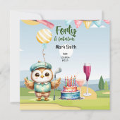 Golf 40e verpartijdag golfer verjaardag kaart (Voorkant)