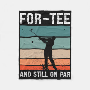 Golf 40ste verpartij For-tee en nog steeds op par Fleece Deken