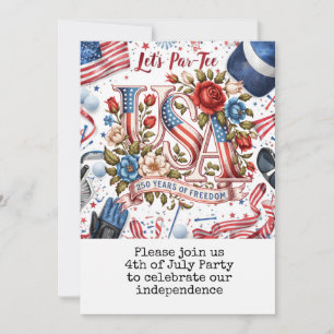 Golf 4 juillet 250 Ans Indépendance Carte Postale
