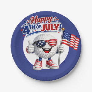 Golf 4 juli Onafhankelijkheidsdag Papieren Bordje