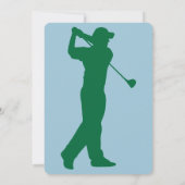 Golf 50e anniversaire invitation (Dos)