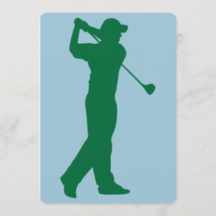 Golf 50e anniversaire invitation