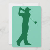 Golf 50e anniversaire invitation (Dos)
