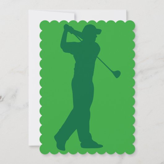 Golf 50e anniversaire invitation (Dos)