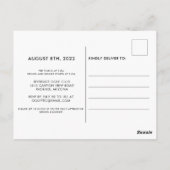 Golf 50e anniversaire Invitation de fête (Dos)