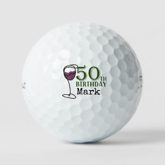 Golf 50e Verjaardag Par t-shirt dertig feest voor Golfballen (Voorkant)