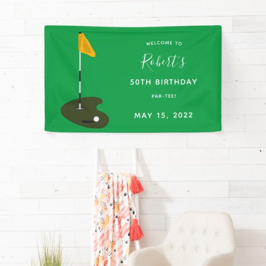 Golf 50th Birthday Party Spandoek (Insitu)