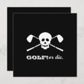 Golf 60th Birthday - Nog steeds aan het zwenken! Kaart (Voorkant / Achterkant)