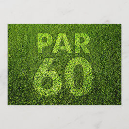 Golf 60th Birthday Party Kaart