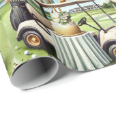 Golf 70e verjaardag voor Golfer Cadeaupapier (Rol Hoek)
