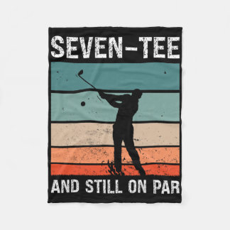 Golf 70ste verjaardagsfeestje Seven-tee en nog ste Fleece Deken